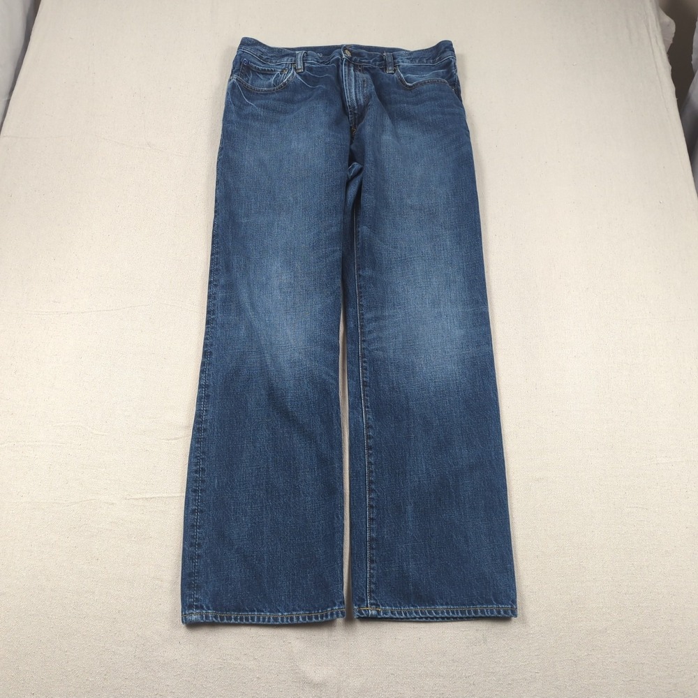 Gap Jeans Mens 33x30 Blue 1969 Easy Relaxed Casual Faded